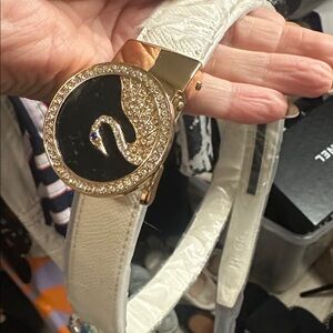 Swan White Belt